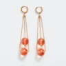 Hexa Spark Diamond Stud Earrings